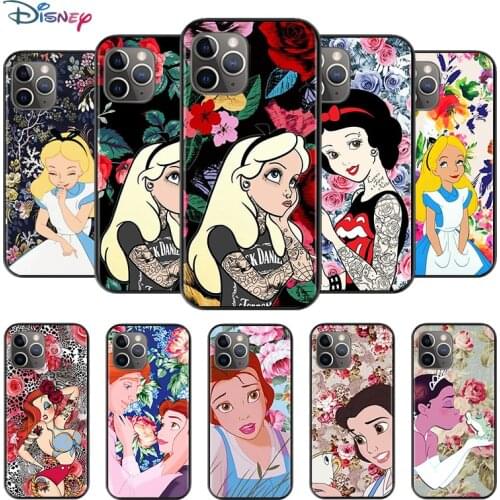 Disney Cartoon Animation Alice Princess For Apple iPhone 12 11 XS Pro Max Mini XR X 8 7 6 6S Plus 5 SE TPU Silicone Phone Case