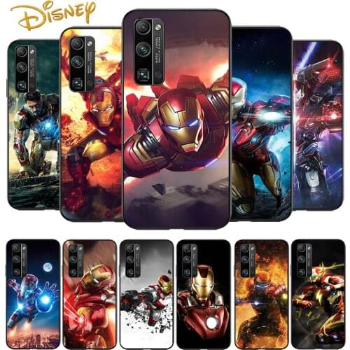 Iron Man hero for Huawei Honor V30 20 Pro X10 9S 9A 9C 9X 8X 10 9 Lite 8 7 Pro Silicone Soft Black Phone Case