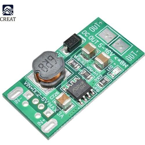 8W USB Input DC-DC 1V 2V-6V 5V to 12V Step Up Boost Module Power Supply Converter Charger Diy Kit Electronic PCB Board Module