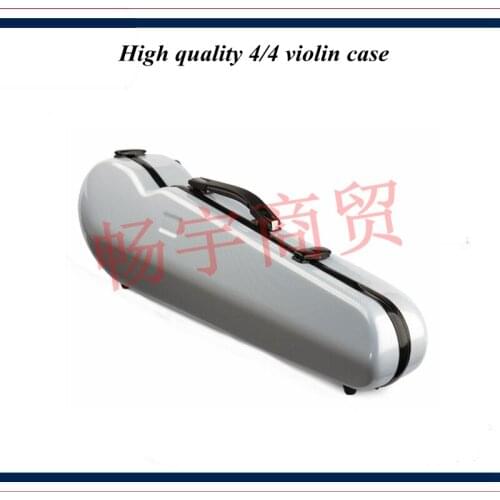High quality Professional violin case 4/4 FRP carbon fiber white Fashion style violin parts violin accessories 011