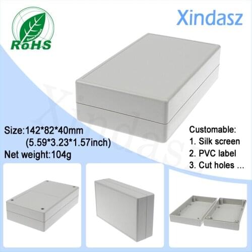 XDP04-27 5pcs/lot)142*82*40mm plastic electrical enclosures electronics enclosure for electronic project box
