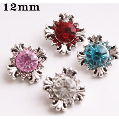 XH3561 12mm cross Metal Snap button jewelry