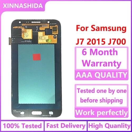 5.5'' AAA Quality J7 LCD For Samsung Galaxy J7 2015 J700 J700F J700M J700H LCD Display With Touch Screen Digitizer Assembly