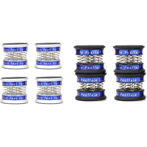 4PCS Spring Speakers Spikes Isolation Stand Pad for HiFi Amplifier/Speaker/Turntable/Player