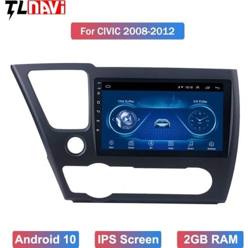 9 inch for 2014 2015 2016 2017 HONDA-CIVIC Android 10 IPS screen Radio GPS Navigation head unit with Bluetooth WIFI