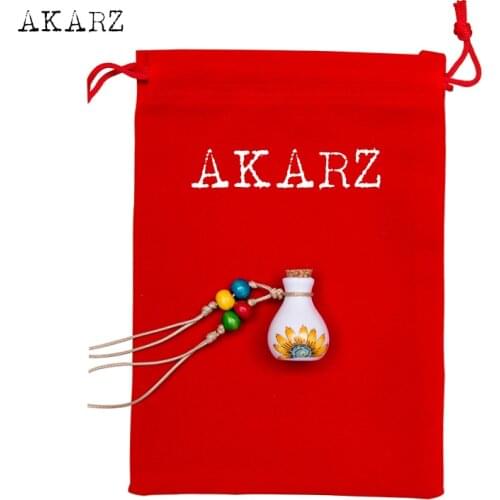 AGJ2201A A Chrysanthemum Style Beauty needs Chinese style Porcelain material Hand chain Bottle essential oil Aromatherapy tool