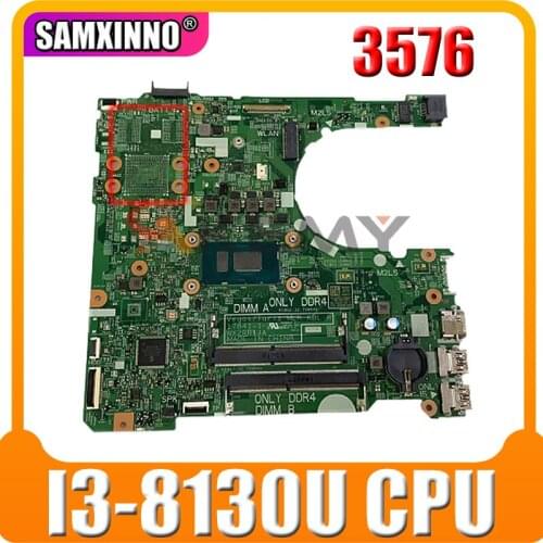 Akemy For Dell Inspiron 3576 Laptop Motherboard CN-00NCNG 00NCNG 0NCNG With I3-8130U CPU DDR4 17841-1