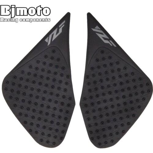 BJMOTO For Yamaha YZF R25 R3 2013-2018 Motorcycle Tank Pad Protector Sticker Decal Gas Knee Grip Tank Traction Pads Side Black
