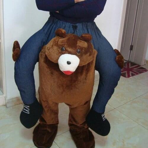 Bear-backed trousers, fake-legged trousers, wedding decoration on Christmas Party Halloween Cosplay Mardi Gras thanksgiving