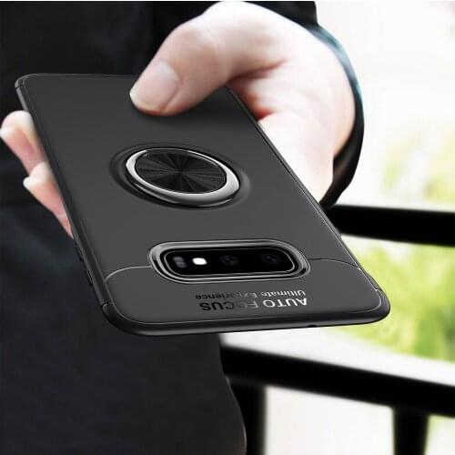 With Finger Ring Phone cases Kickstand for galaxy note8 note10 pro s9 s20 lite samsung phone shell handset cover holder mount
