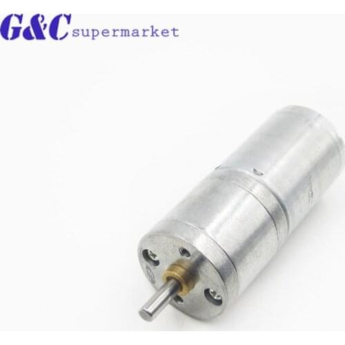 DC 12V 25mm 60RPM Speed Reduction Gear Motor Powerful Torque Micro Speed Reduction Gear Box Motor diy electronics