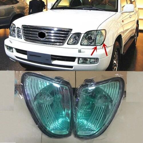 For Toyota Lexus LX470 1998-2007 Front Bumper Turn Signals Lights Corner