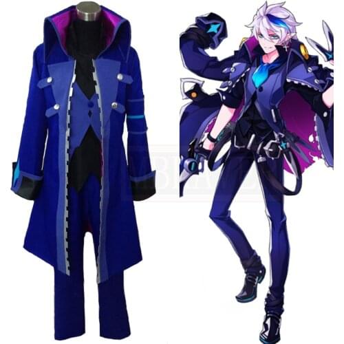 ELSWORD Dreadlord Lu Ciel Cosplay Costume Full Set Custom Made Free Shipping