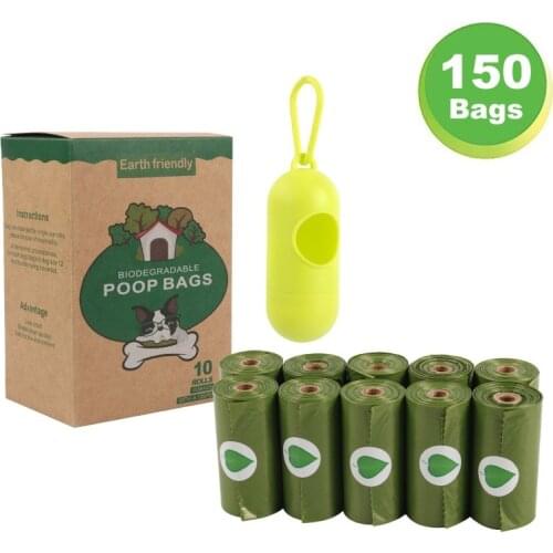 EPI Dog Poop Bags Eco-Friendly Biodegradable Dog Waste Bag Dispenser Degradable Pet Garbage Litter Bag Box Outdoor Supplies