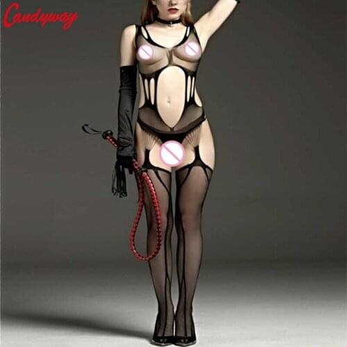 Black fishnet female porn wear slutty aapparel body stockings sex clothes erotic lingerie sexy body stocking erotica GA064