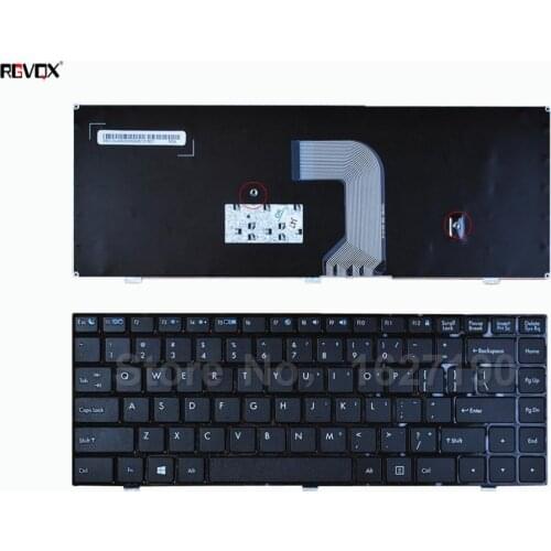 New US Laptop Keyboard For Tsinghua tongfang Z40 Z40A Z40T Z40G GLOSSY FRAME BLACK Repair Notebook Replacement keyboards