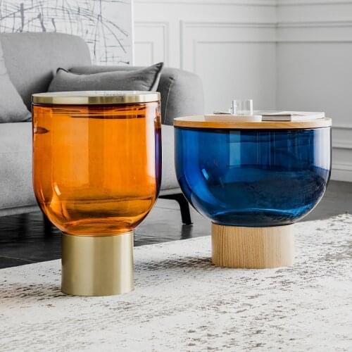 Nordic Restaurant Hotel Coffee Table Living Room Home Designer Side Table Creative Bedroom Sofa Small Apartment Round Tea Tables