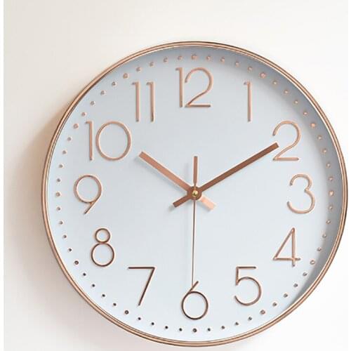 Brief Style Plastic Quartz Wall Clocks 2019 New Arrivals Metal Clock Needles Wall Clock Home Decor Relogio De Parede