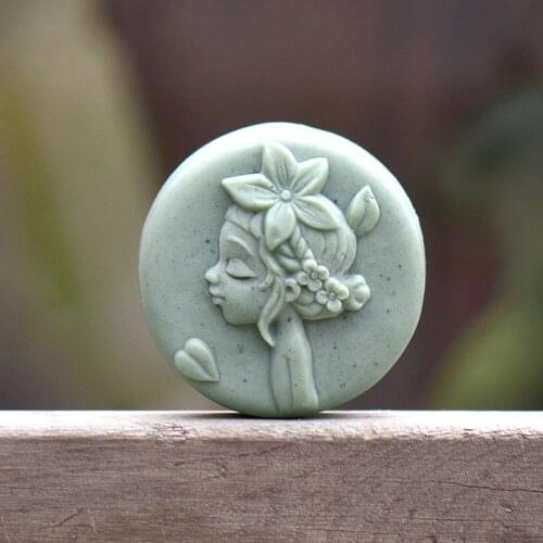 Round Soap Mold Silicone DIY Handmade Craft Soap Making Tool Cake Chocolate Decoration Mould