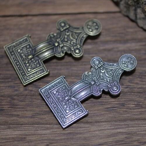 LANGHONG 10pcs Legendary Knot Fibula Brooch For Women Viking Brooch Talisman Jewelry