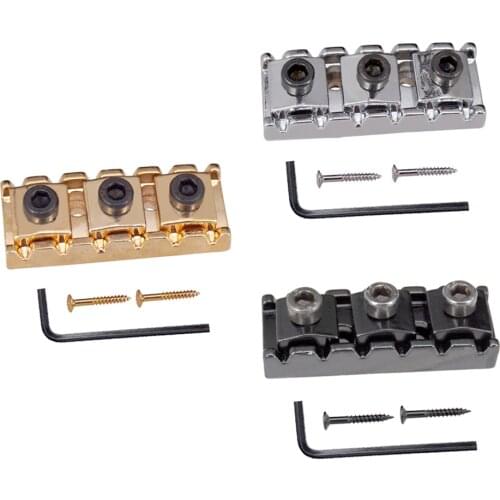 Metal Guitar String Locking Nut with Allen Wrench for Tremolo Bridge 43mm