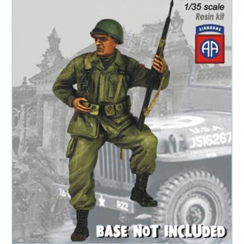 1/35 U.S. PARATROOPER The 82 Division Resin kit soldiers GK Military theme of WWII Uncoated No colour