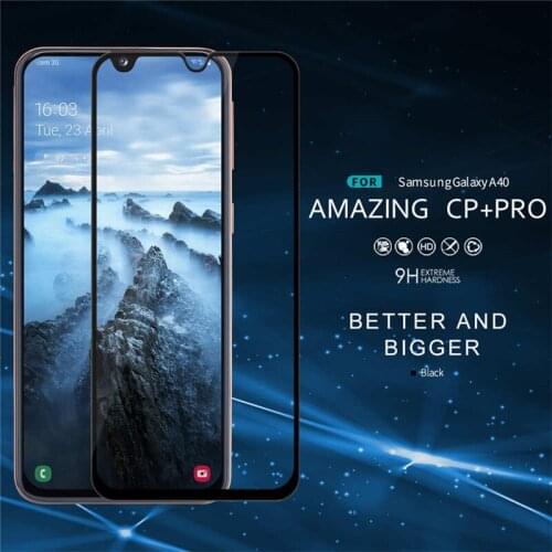 NILLKIN Full Covered CP+PRO Tempered Glass Screen Protector Clear For Samsung Galaxy A40