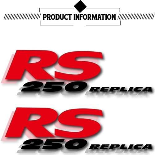 New moto bike sticker reflective waterproof LOGO sticker helmet applique for Aprilia rs 250 replica RS 250 REPLICA moto sticker