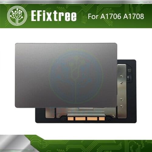 New Original A1706 A1708 Trackpad Track Pad Touchpad Gray for Macbook Pro Retina 13.3 inch A1706 Space Grey 2016 2017 Year