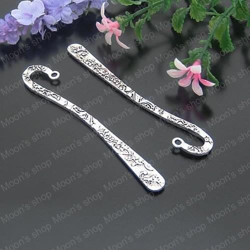 Wholesale 82*15mm Antique Silver color Alloy Bookmark DIY Jewelry Findings Accessories 5 pieces(JM2141)