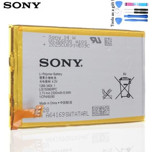 Original Sony LIS1509ERPC Battery For Sony Xperia SP M35h HSPA LTE C5302 C5303 C5306 c530x 2300mAh