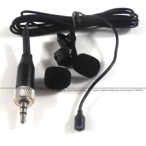 Mini Lavalier Lapel Microphone for Sennheiser SK100 300 500 G1 G2 G3 Wireless Transmitter - Noise Cancelling Condenser SE-B001