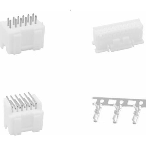 SPH 2.0mm Car Connector PADP 20V Latch Socket Pin Header straight Right angle JST Housing terminal 2*3/4/5/6/7/8/9/10/12p