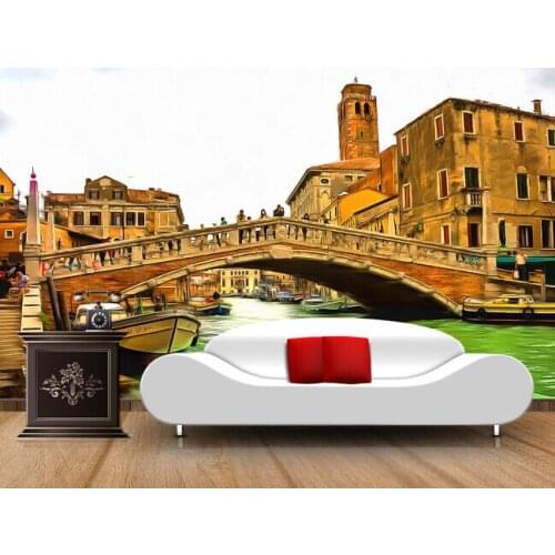 Custom wallpaper photo, Venice landscape for the living room TV background wall waterproof papel de parede