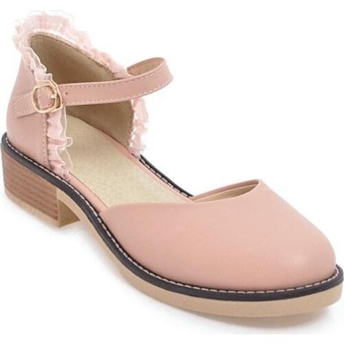 Big Size 11 12 13 ladies summer platform sandals women shoes woman Round head with thick heel and shallow opening of Baotou