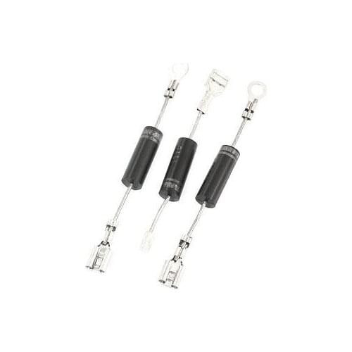 Replacement T3512H 12KV 350mA Microwave Oven Diode Rectifier Black 3 Pcs