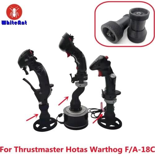 360° Rotation Extension Bar Curved and Straight Joystick For Thrustmaster Hotas Warthog F/A-18C Cougar Game Replace Part