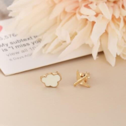 Fashion Earring for Women Cloud Airplane Small Stud Earrings Jewelry 2021