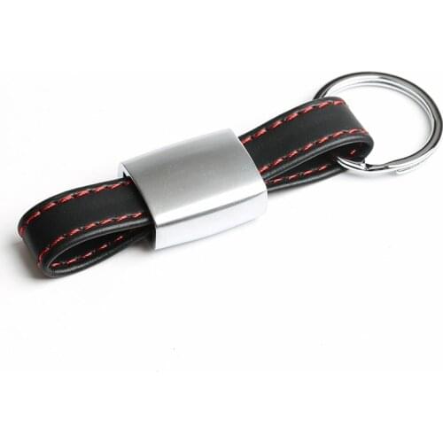10pcs 3D Car styling Leather Belt Keyring Keychain Key Chain For bmw M POWER for Sline for Rline