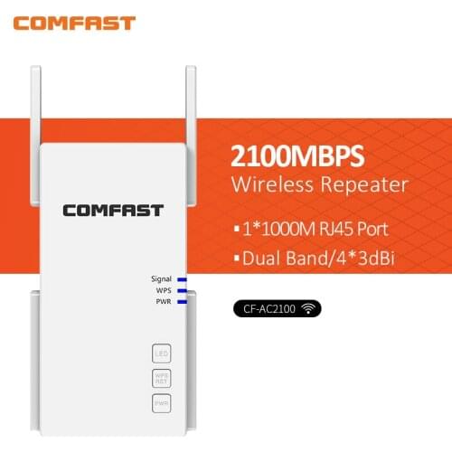 2100Mbps Dual Band 5Ghz Gigabit High Power Wireless Router Wifi Repeater AP Long Range Extender Booster Antenna Amplifier
