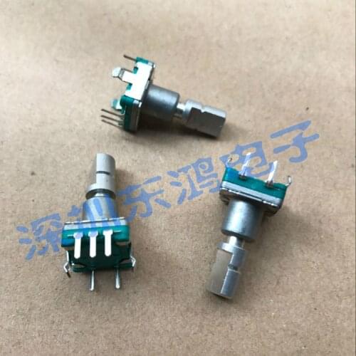 5pcs ALPS alpine EC11 encoder with switch 30, positioning 15 pulse shaft length 18MM