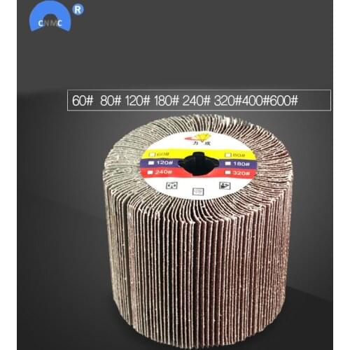 Sand paper wire drawing abrasive wheel various grits
