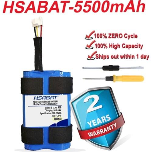 Top Brand 100% New 5500mAh Battery for JBL Flip 5 Flip5 Portable Waterproof Wireless BT Speakers in stock