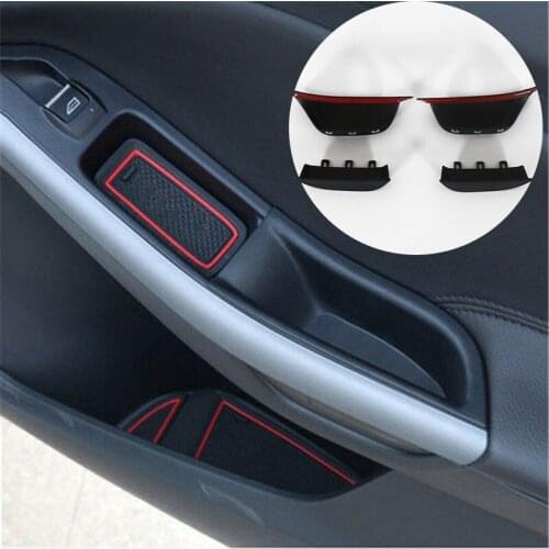 EAZYZKING 2pcs Per Set L+R Car Auto Accessories Front Door Armrest Storage Box Plastic Box Fit For Focus 3 MK3 2012-2018