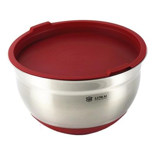 Export to Germany Order 18/10 Stainless Steel + Silicone Non-slip Cooking Pot, Egg Mix Salad with Fruit