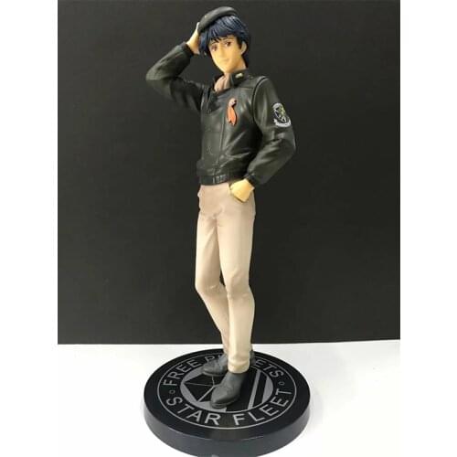 1:8 Legend of the Galactic Heroes Figure Yang Wen-li Action figure Star Fleet Free Planets PVC Model doll toy Desktop decoration