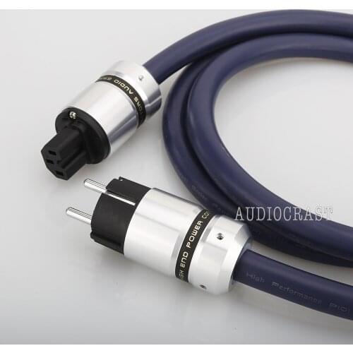 HI-End Performance EUR Schuko power cable hifi power cord Schuko power cord For CD DVD Tube amplifier Pre amp Home Theater