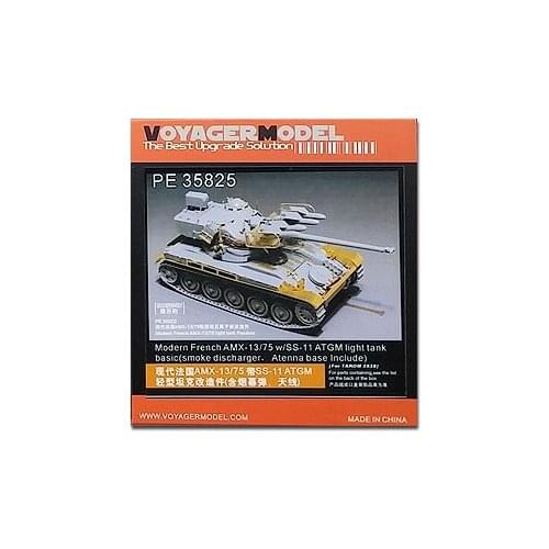 KNL HOBBY Voyager Model PE35825 Modern France AMX-13/75 with SS-11 ATGM light tank modification