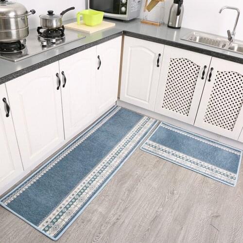 Kitchen Carpet Area Rugs Non-slip Bath Mat Welcome Doormat Hallway Entrance Long Mat Bedroom Living Room Carpet Floor Rug