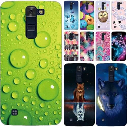 Soft Phone Case for LG K8 Lte K350e K350ds K350tr K350N K350 Cases Panda Funda Colorful Flower Silicone TPU Back Cover Shell